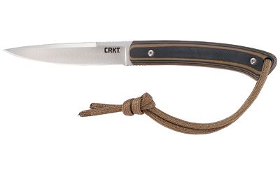 Columbia River Knife & Tool BIWA Silver Plain 3.02" 2382 Satin 8Cr13MoV Brown