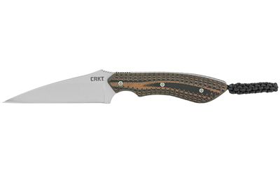 Columbia River Knife & Tool Razor Edge S.P.E.W. Fixed Blade Knife Black Plain Razor Edge Zytel Sheath Box 2388 Bead Blasted 5Cr15MoV Multi