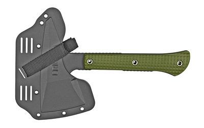 Columbia River Knife & Tool JENNY WREN COMPACT Axe Black Plain Tomahawk 2.59" 2726 Powder Coat SK-5 High Carbon OD Green
