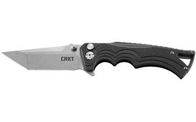 Columbia River Knife & Tool BT FIGHTER Black Plain Tanto 3.64" 5225 Stonewashed 8Cr13MoV Black