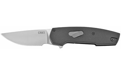 Columbia River Knife & Tool COTTIDAE Silver Plain Drop Point 2.61" 6321 Satin D2 Black