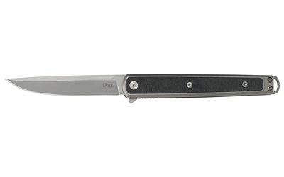 Columbia River Knife & Tool Seis Folding Knife Silver Plain 3.32" 7123 1.4116 Stainless Steel Black