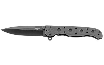 Columbia River Knife & Tool M16 Folding Knife Black Plain Spear Point Dual Thumb Stud/Flipper/Pocket Clip 3" Box M16-01KZ EDP Zytel