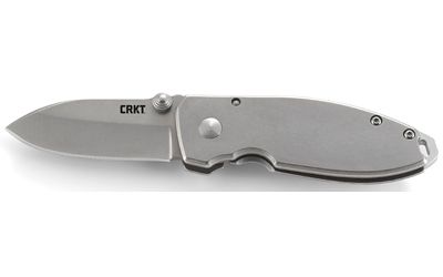Columbia River Knife & Tool Burnley Squid Folding Knife Silver Frame Lock 2490 8Cr13MoV