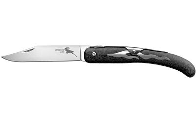 Cold Steel Kudu Lite Folding Knife Silver Plain Clip Point 4.25" CS-20KJ Stonewashed 5Cr15MoV Black