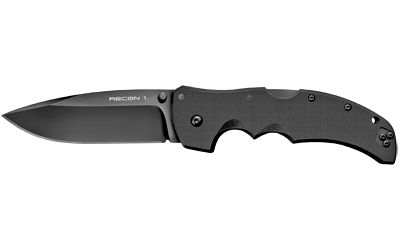 Cold Steel Recon 1 Folding Knife Black Plain Spear Point 4" CS-27BS DLC Black