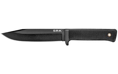 Cold Steel SRK (SK-5) Fixed Blade Knife Black Plain 6" CS-49LCK Black