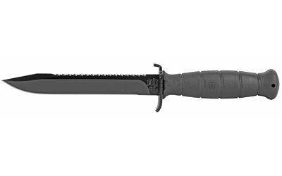 Glock Field Knife Fixed Blade Knife Black Plain Root Saw 6.5" KB17281 1095 Carbon Steel