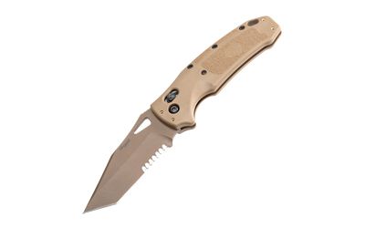 Hogue K320 M17 Folding Knife Tan Tanto Point 3.5" 36363 PVD Tan