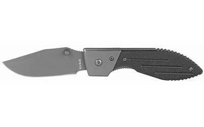 KABAR Warthog Folder Folding Knife Black Plain 3" 3072 420 Stainless Steel