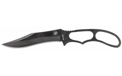 KABAR Acheron ZK Fixed Blade Knife Black Plain Recurve Glass Filled Nylon Sheath 3.13" 5699BP 5Cr15 Stainless Steel