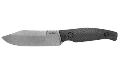 Kershaw Camp 5 Fixed Blade Knife Silver Plain Clip Point 4.75" 1083 Nylon