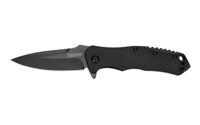 Kershaw RJ Tactical 3.0 Folding Knife Black Plain 3" 1987 Stonewashed 8Cr13MoV