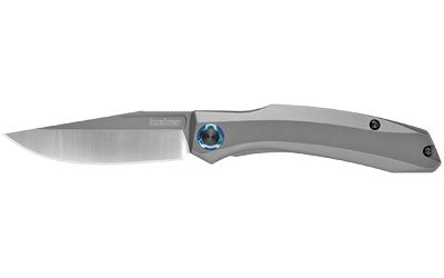 Kershaw Highball Folding Knife Silver Plain Drop Point 2.8" 7010 Steel