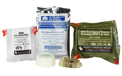 North American Rescue Kit Individual Aid Kit 85-0404 Medical