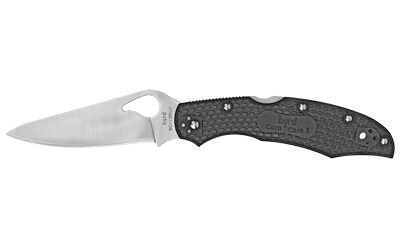Spyderco Cara Cara 2 Folding Knife Silver BY03PBK2 8Cr13MoV Black